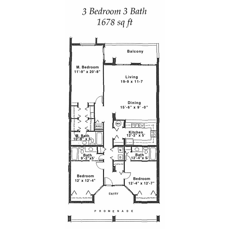 Our Floor Plans Layouts Of Our Rentals In Fort Walton Beach Fl